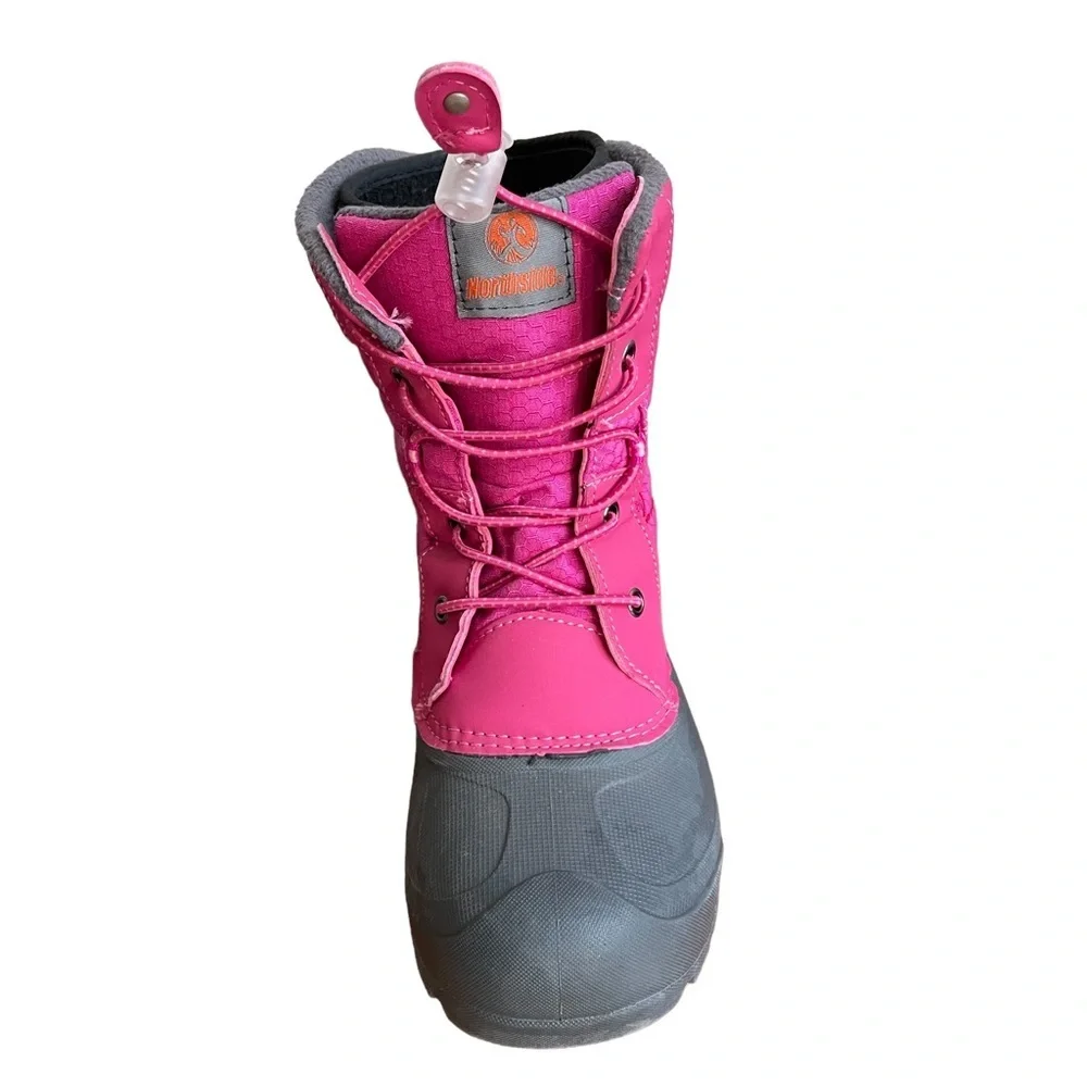 Northside Pink & Gray  Fuchsia/ Coral 3M Thinsulate Insulation Snow/Winter Boots